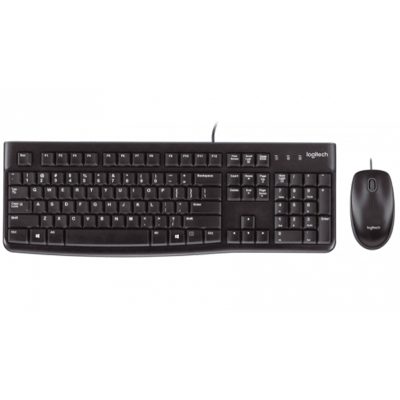 Logitech kit mouse y teclado  MK120 alambrico