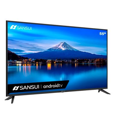 Pantalla de 55″ LED Android TV 4K marca Sansui