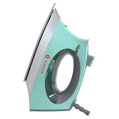 Plancha de vapor steamcraft steam iron plus color gris menta marca Singer