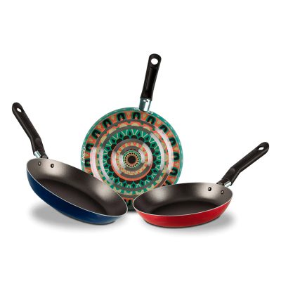 Juego de 3 sartenes 18/20/24cm hippie chic marca Ekco