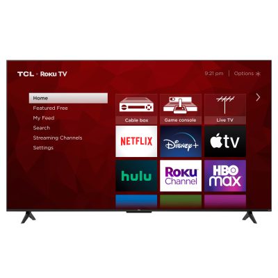 Pantalla 55″ class 4 series 4K UHD LED Smart Roku marca TCL